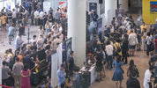 Visitors exploring independent watch brands at SPRING SPRANG SPRUNG 2025, as featured by Watches By SJX.