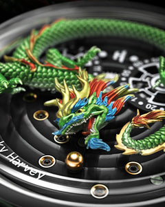 Lucky Harvey Dragon Watch Red Army Watches