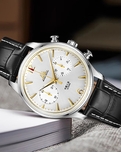 Shanghai Watch Pioneer Chronograph Golden Watch