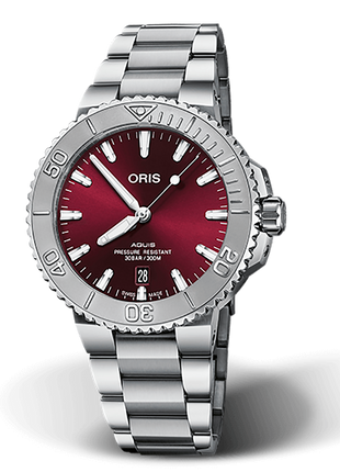 Oris Aquis Date Relief Red 41.5mm