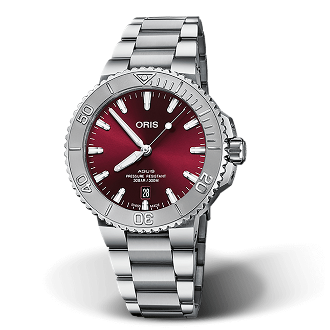 Oris Aquis Date Relief Red 41.5mm