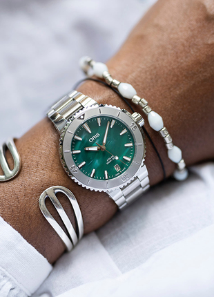 Oris x Bracenet Aquis 36.5mm