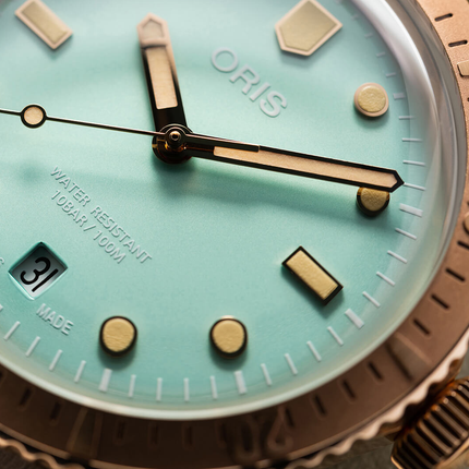 Oris Divers Sixty-Five Cotton Candy Bronze Green 38mm