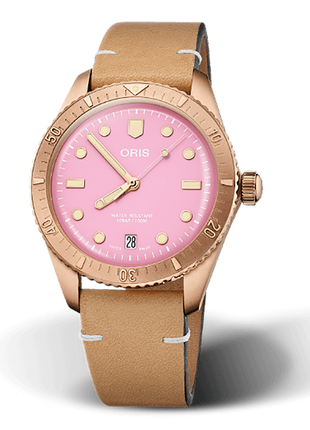 Oris Divers Sixty-Five Cotton Candy Bronze Pink 38mm