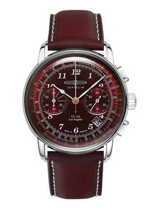 Zeppelin LZ126 Los Angeles Chronograph Burgundy