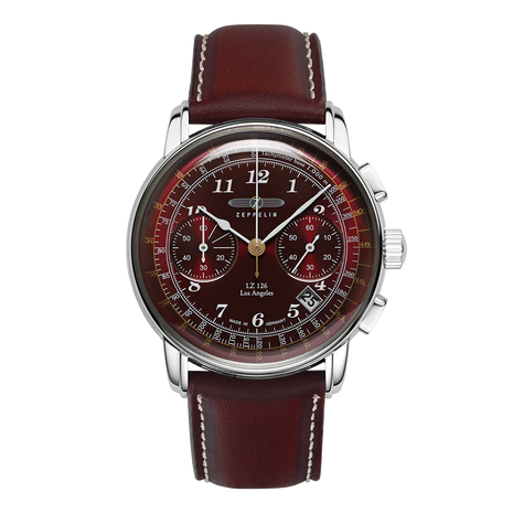 Zeppelin LZ126 Los Angeles Chronograph Burgundy