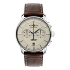 Zeppelin Atlantic Chronograph Cream SS