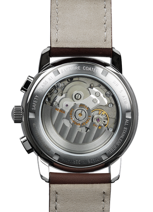 Zeppelin Atlantic Chronograph Cream SS