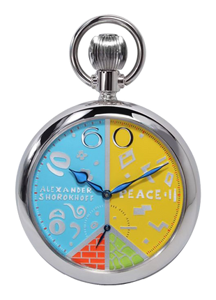 Alexander Shorokhoff Art for Peace Pocket Watch