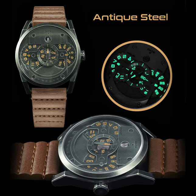 Angles Disc One Antique Steel