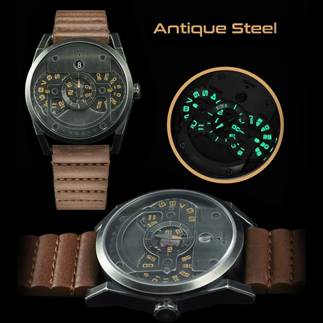 Angles Disc One Antique Steel