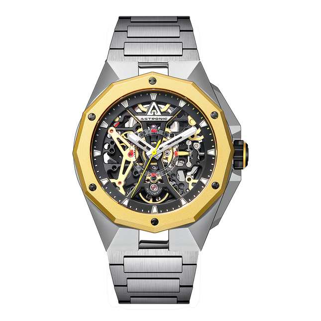 Astronic Watches Apache Skeleton Yellow