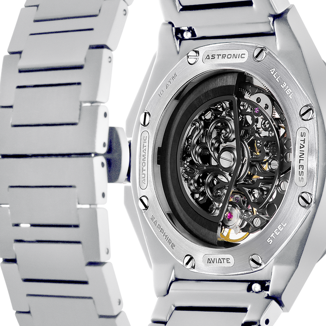 Astronic Watches Apache Skeleton Yellow