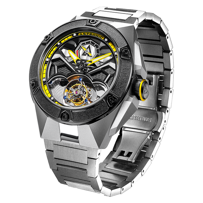 Astronic Watches Nighthawk Tourbillon Yellow Gold