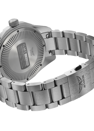 Aviator Airacobra GMT Blue SS Bracelet