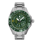 Aviator Airacobra GMT Green SS Bracelet
