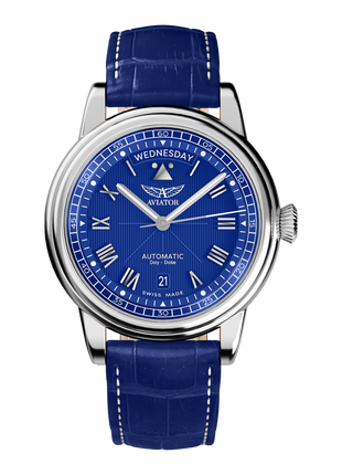 Aviator Douglas Day-Date 41 Blue
