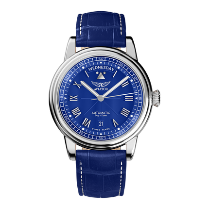 Aviator Douglas Day-Date 41 Blue