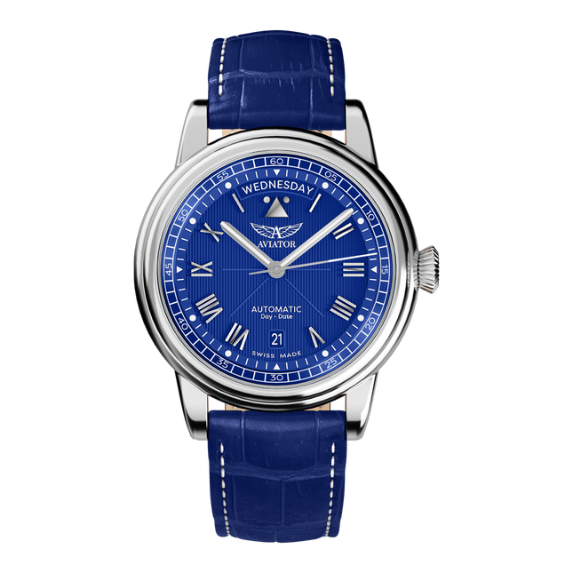 Aviator Douglas Day-Date 41 Blue