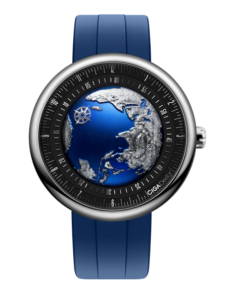 CIGA Design Blue Planet II Stainless Steel Automatic Watch