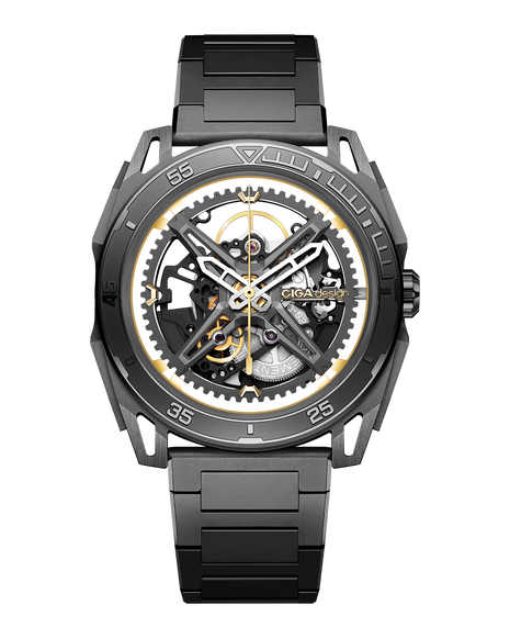 CIGA Design Falcon Carbon Skeleton Watch