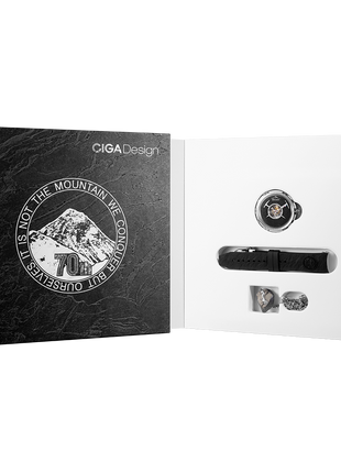 CIGA Design Everest Summit Central Tourbillon Titanium Watch