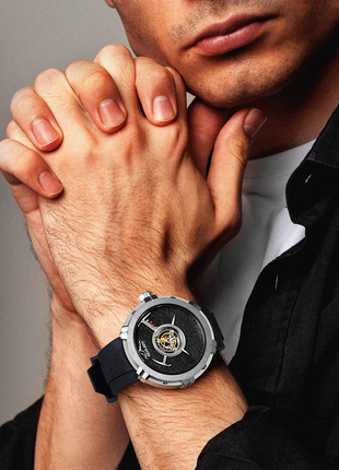 CIGA Design Everest Summit Central Tourbillon Titanium Watch