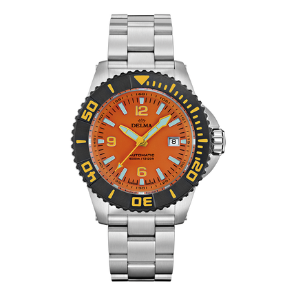 Delma Blue Shark 3 Orange DLC Bezel