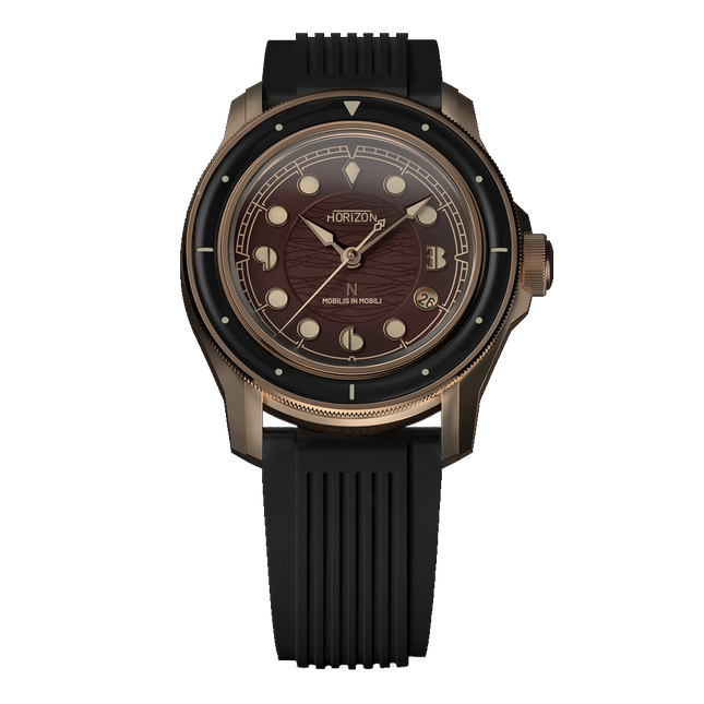 Horizon Watches -N- Cardinal Red Black Bronze