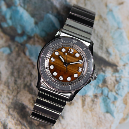 Horizon Watches Nemolithic Tiger's Eye