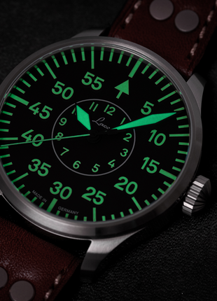 Laco Aachen 42 Pilot Watch - Automatic Flieger Type B Dial