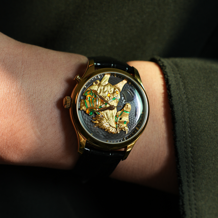 Lucky Harvey Chiming Automaton Horse Black