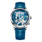 Lucky Harvey Chiming Automaton Horse Blue