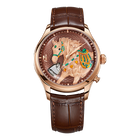 Lucky Harvey Chiming Automaton Horse Brown