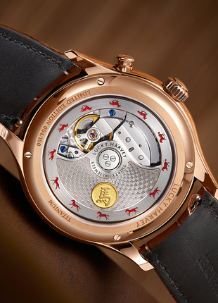 Lucky Harvey Chiming Automaton Horse Brown