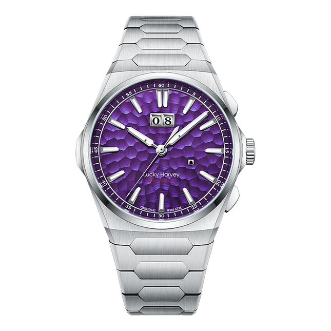 Lucky Harvey Sounds of Nature Hammered Dial Purple