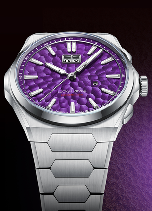 Lucky Harvey Sounds of Nature Hammered Dial Purple