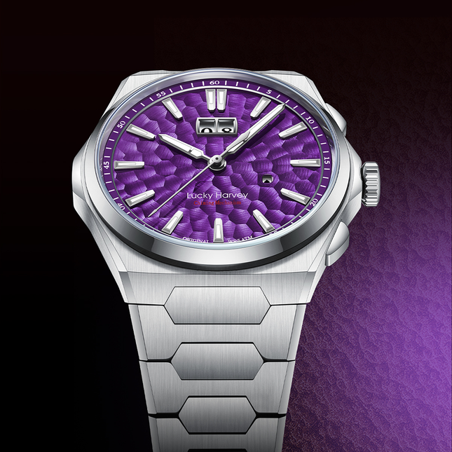 Lucky Harvey Sounds of Nature Hammered Dial Purple