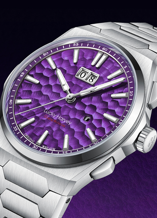 Lucky Harvey Sounds of Nature Hammered Dial Purple