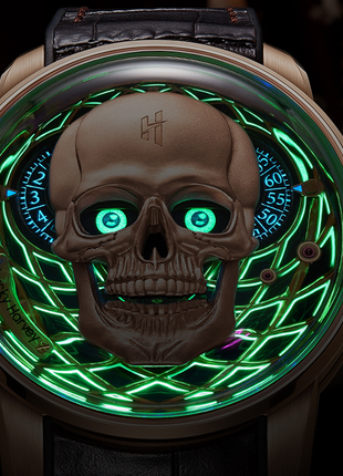 Lucky Harvey Skull Rose Gold