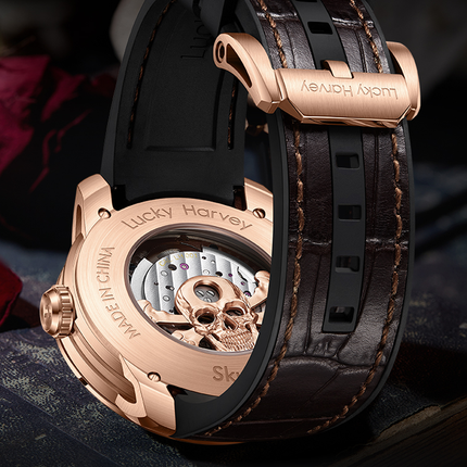 Lucky Harvey Skull Rose Gold