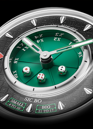Lucky Harvey Player Sic Bo Green