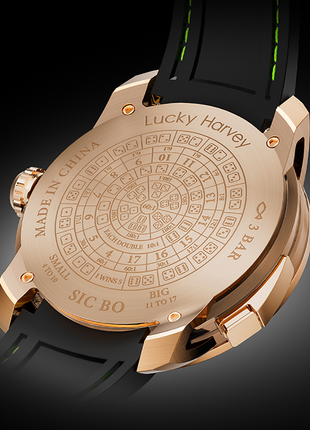 Lucky Harvey Player Sic Bo Red
