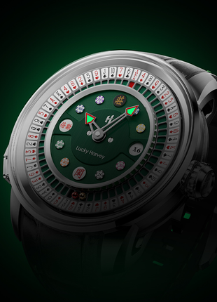 Lucky Harvey Player Poker Roulette SS