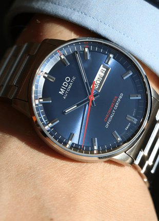 Mido Commander Chronometer Blue