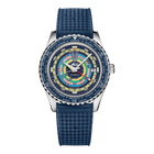 Mido Ocean Star Decompression Worldtimer Blue