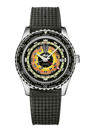 Mido Ocean Star Decompression Worldtimer Black