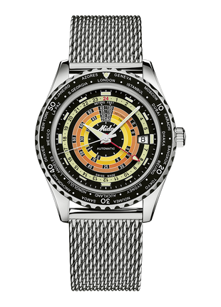 Mido Ocean Star Decompression Worldtimer Black
