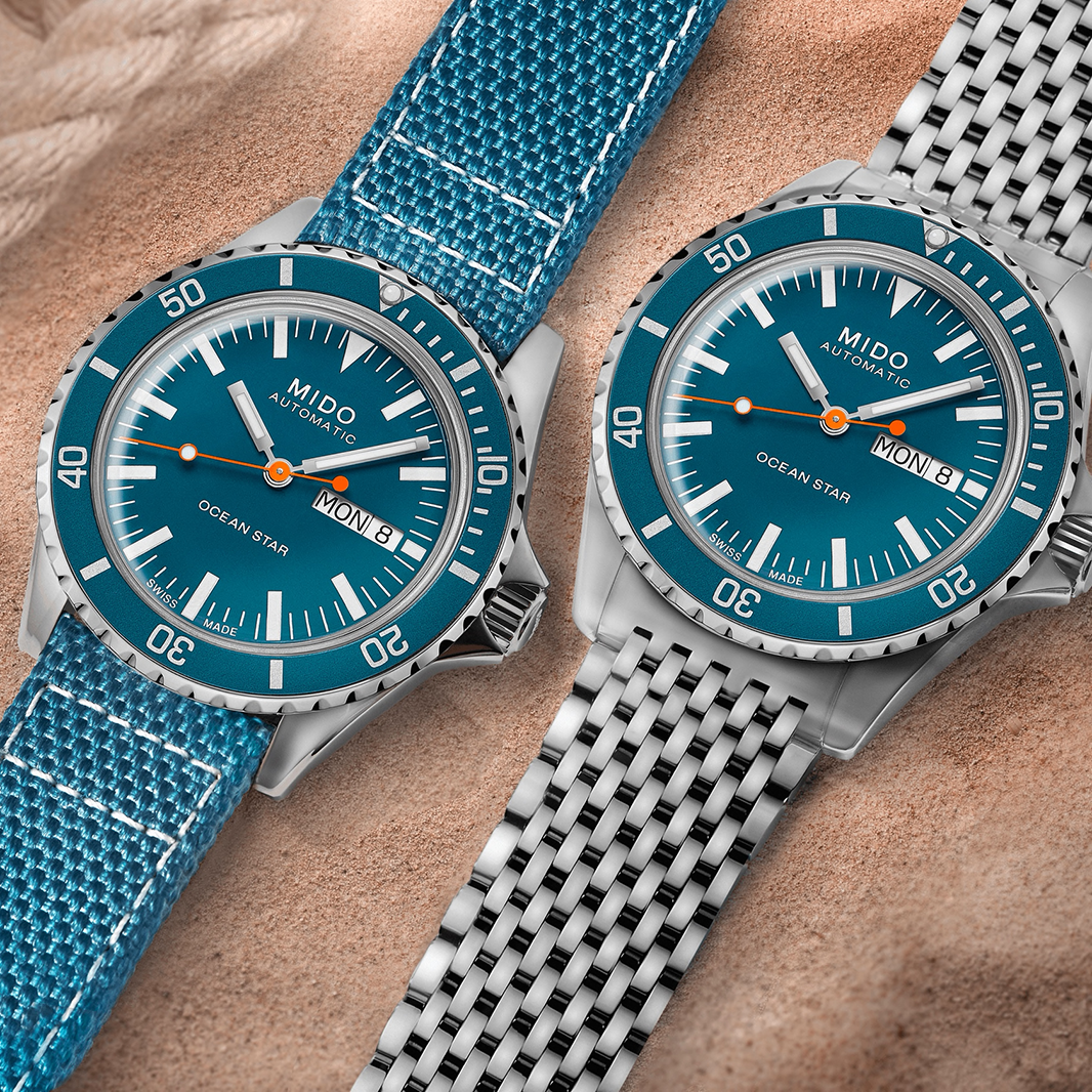 Mido Ocean Star Tribute Blue –