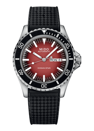 Mido Ocean Star Tribute Gradient Red